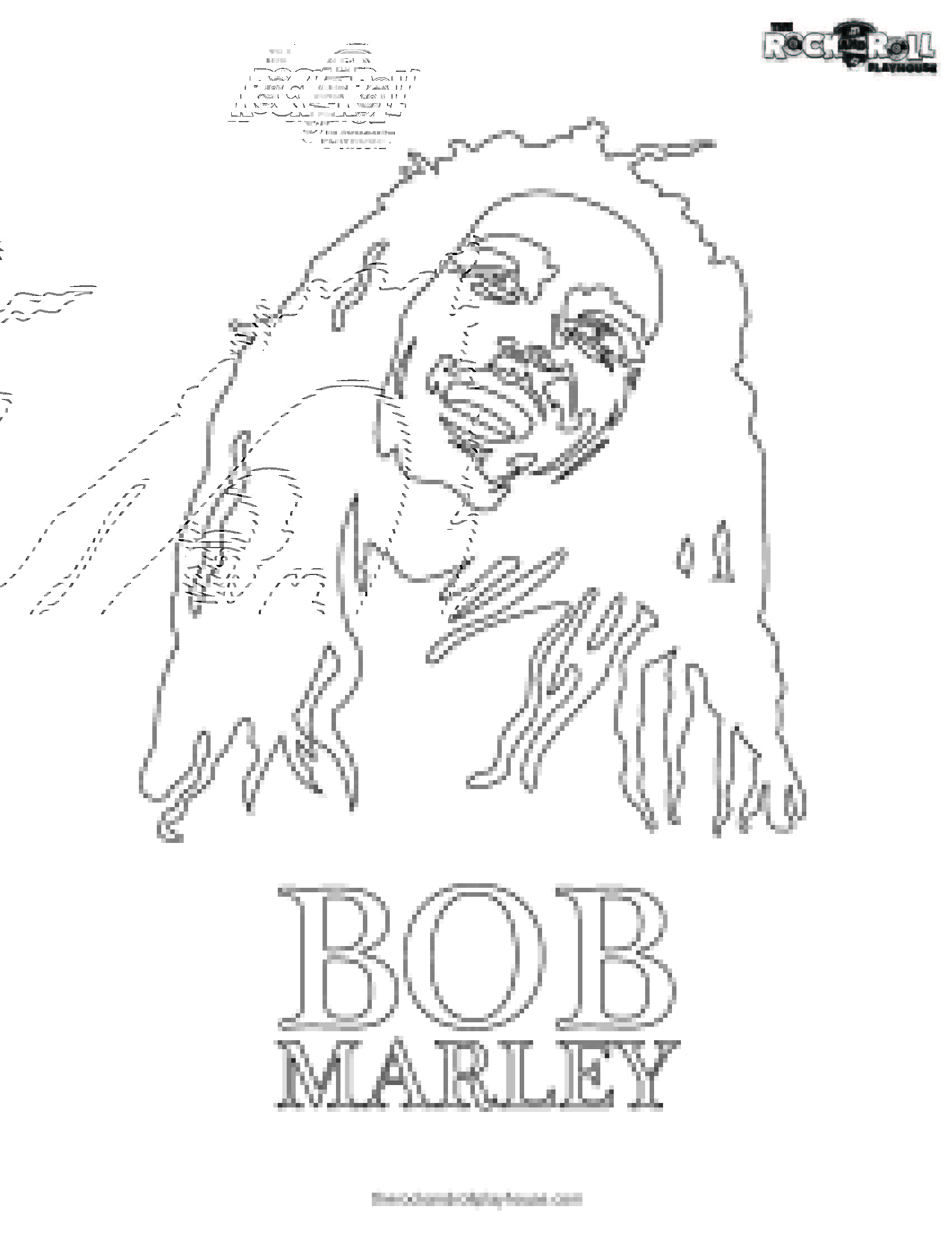 Bob Marley Coloring