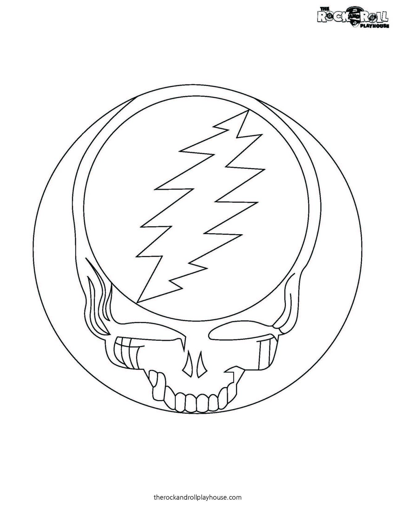 Grateful Dead Coloring | The Rock and Roll Playhouse